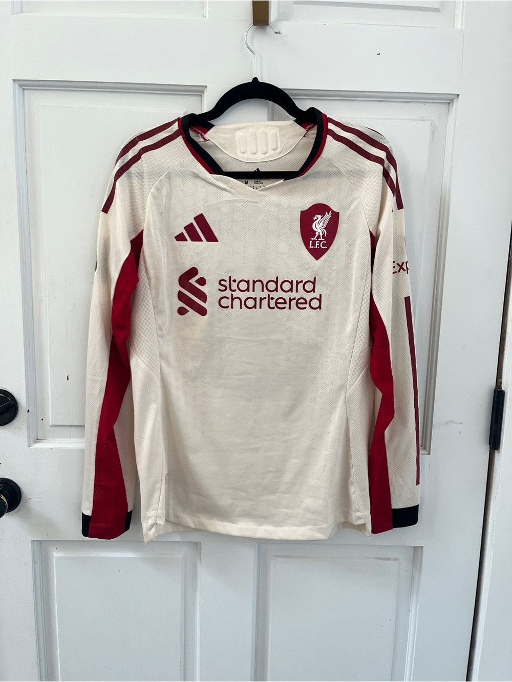 LIVERPOOL FC 25/26 LONG SLEEVE AWAY AUTHENTIC JERSEY size M